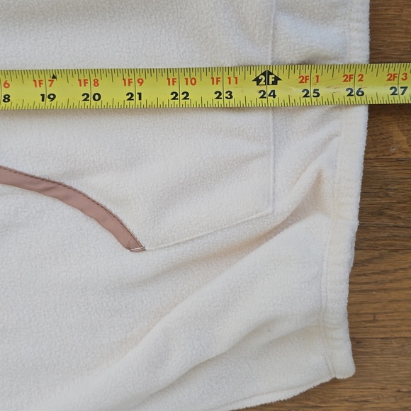 ENLIGHTEN BRAND WOMEN'S IVORY LONG SLEEVE PULLOVER FLEECE SIZE MEDIUM - Picture 12 of 14